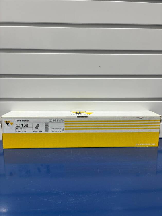 P180 Sia Net Sanding Strips 70x420mm x50
