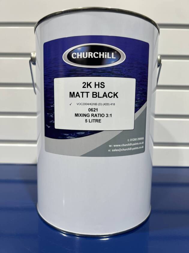 2K HS Matt Black 5 Litre