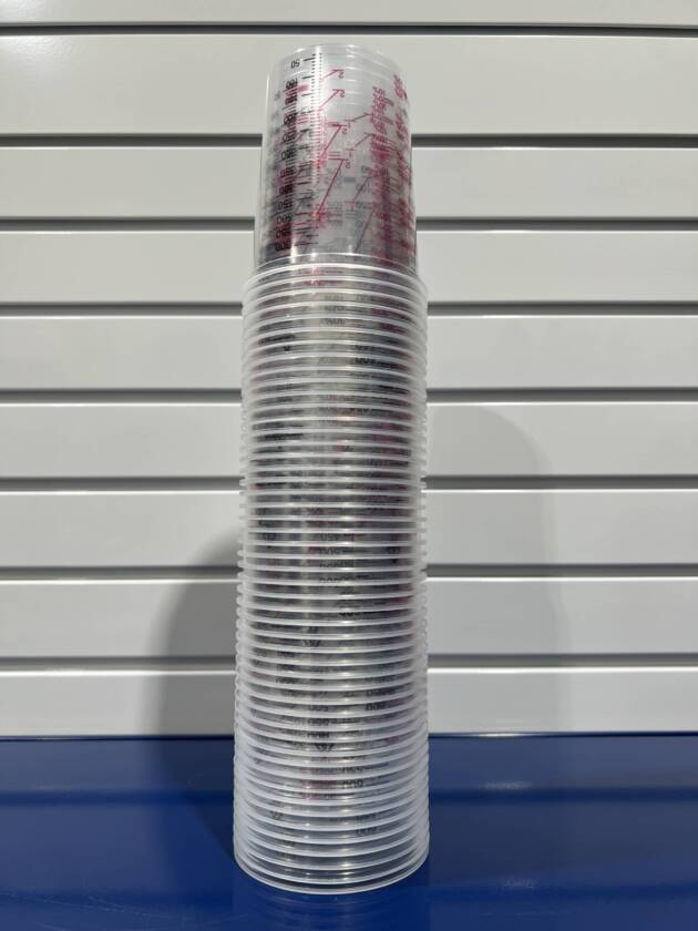 Plastic Mixing Cups Pack of 50