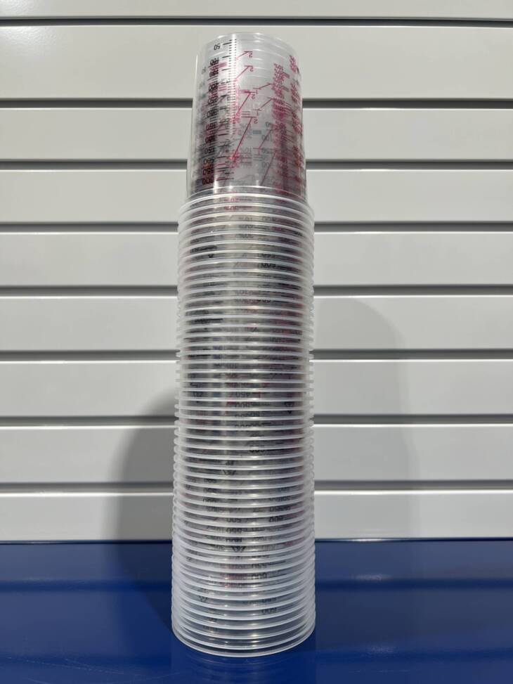 Plastic Mixing Cups Pack of 50