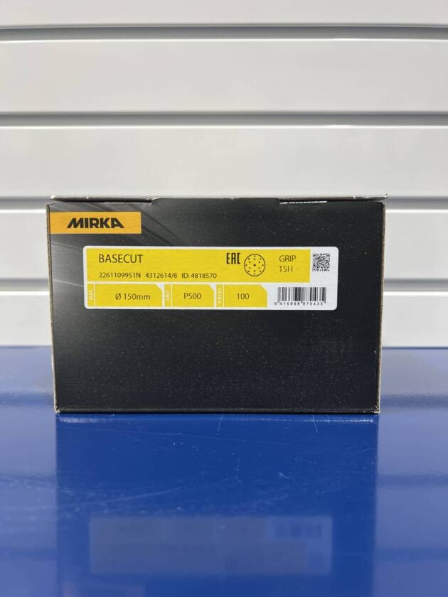 Mirka Basecut P500 Grit Discs Box of 100