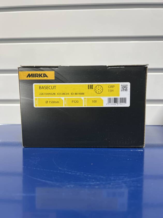 Mirka Basecut P320 Grit Discs Box of 100