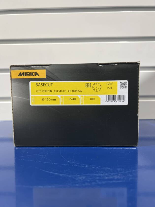 Mirka Basecut P240 Grit Discs Box of 100