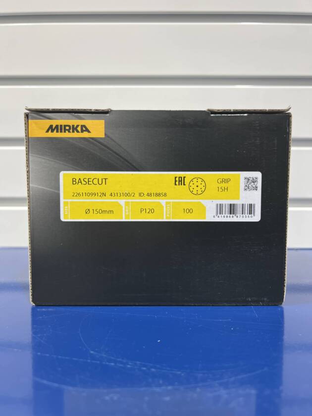 Mirka Basecut P120 Grit Discs Box of 100