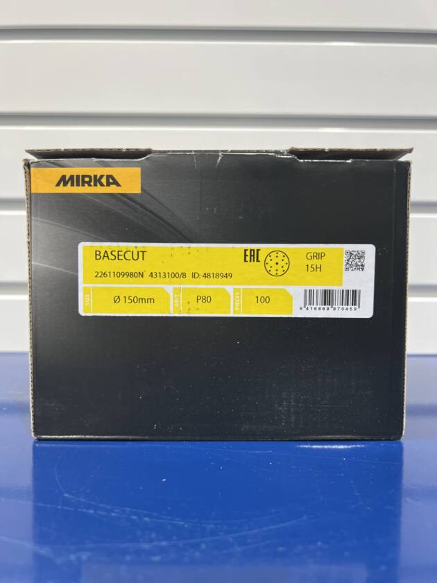 Mirka Basecut P80 Grit Discs Box of 100