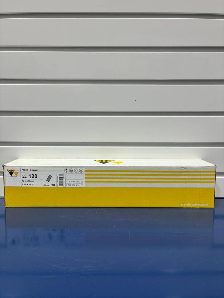P120 Sia Net Sanding Strips 70x420mm x50